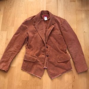 Lucky Cat vintage inspired corduroy blazer. Sm